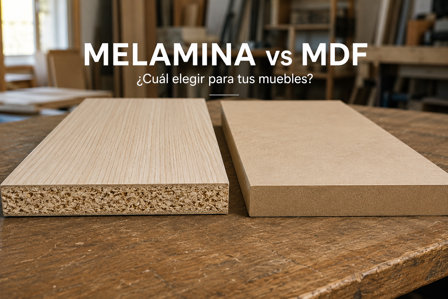 Melamina vs. MDF: ¿Cuál es la mejor opción para tus muebles en Arequipa?